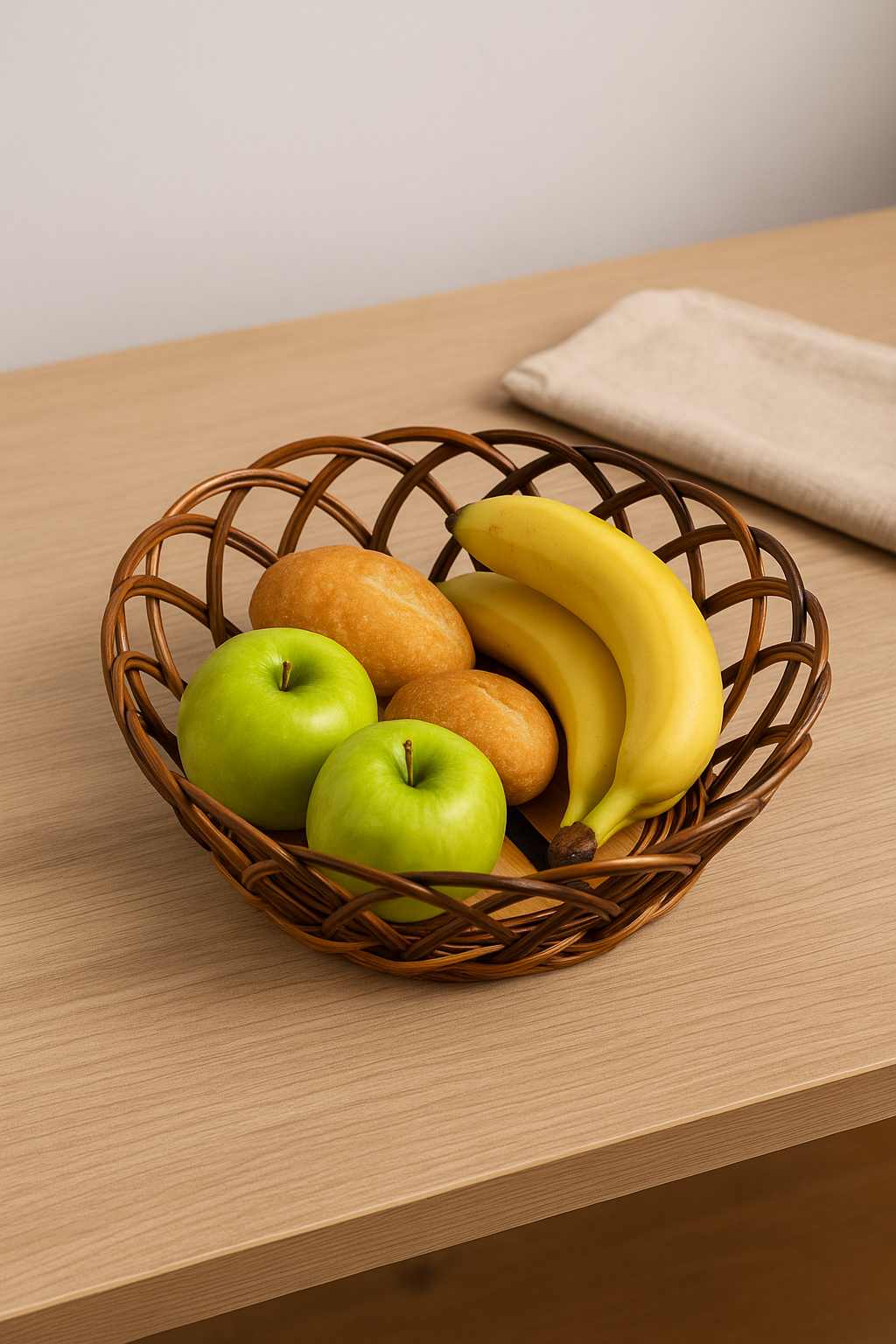 Bamboo Round Basket - 28 cm