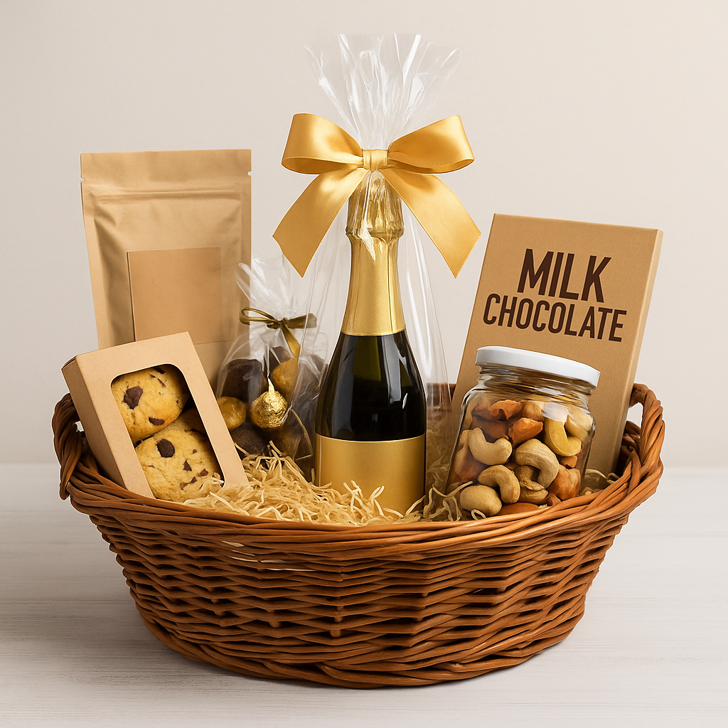 Cane Heart Basket - 38 cm