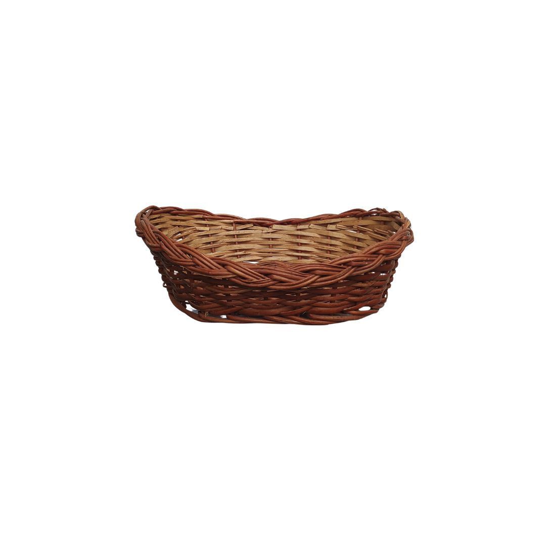 Cane Boat Basket - 28 cm