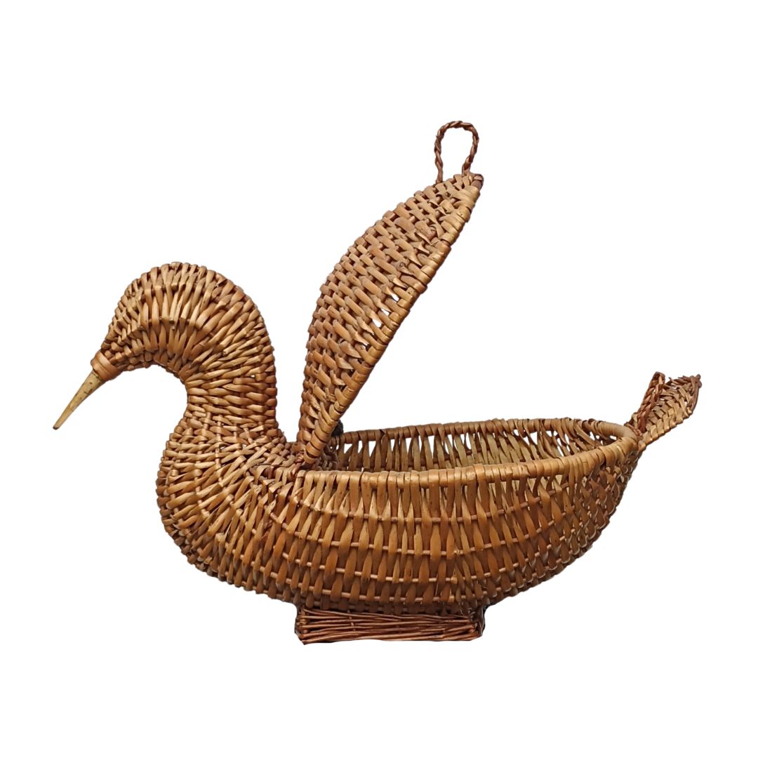 Cane Duck with Lid