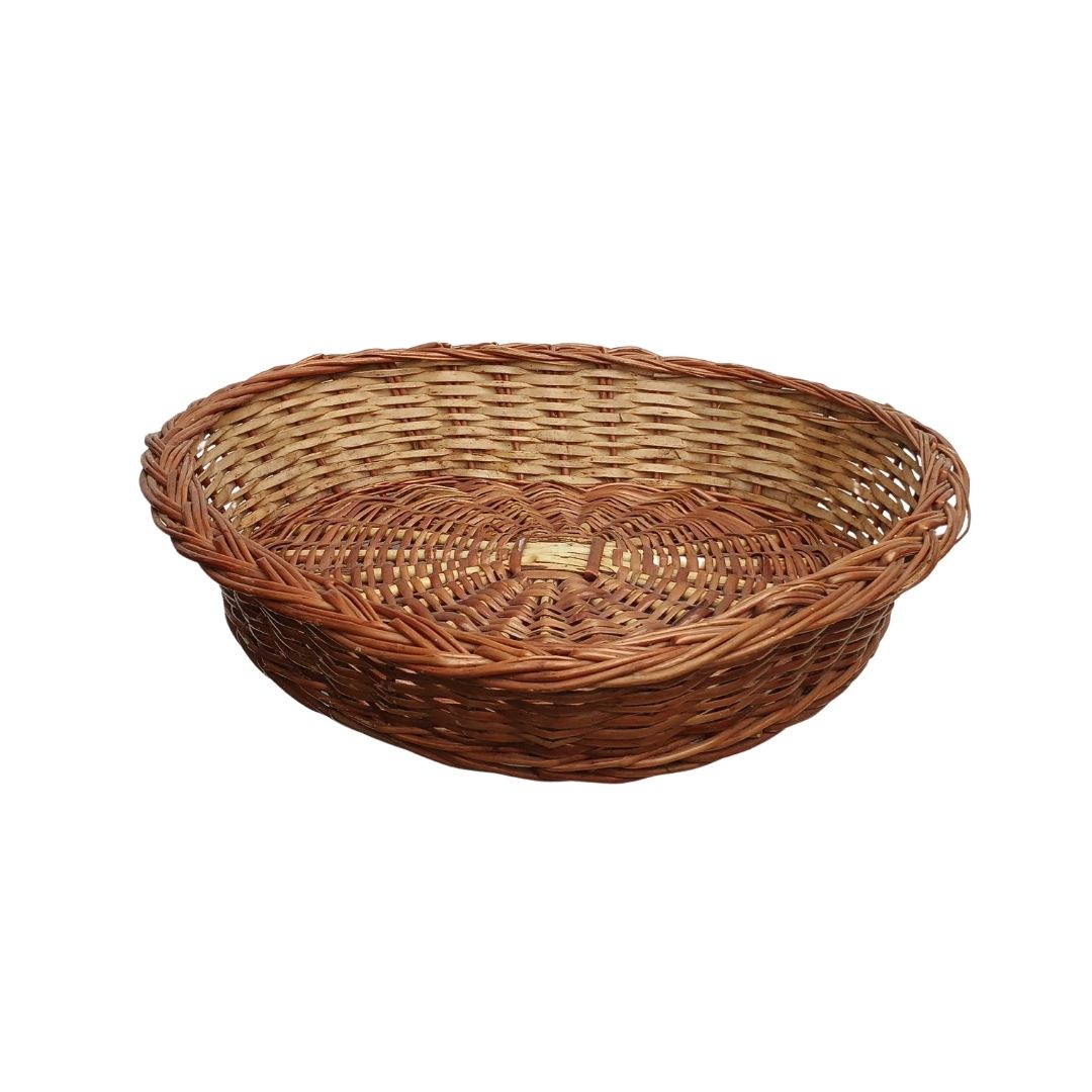 Cane Heart Basket - 38 cm