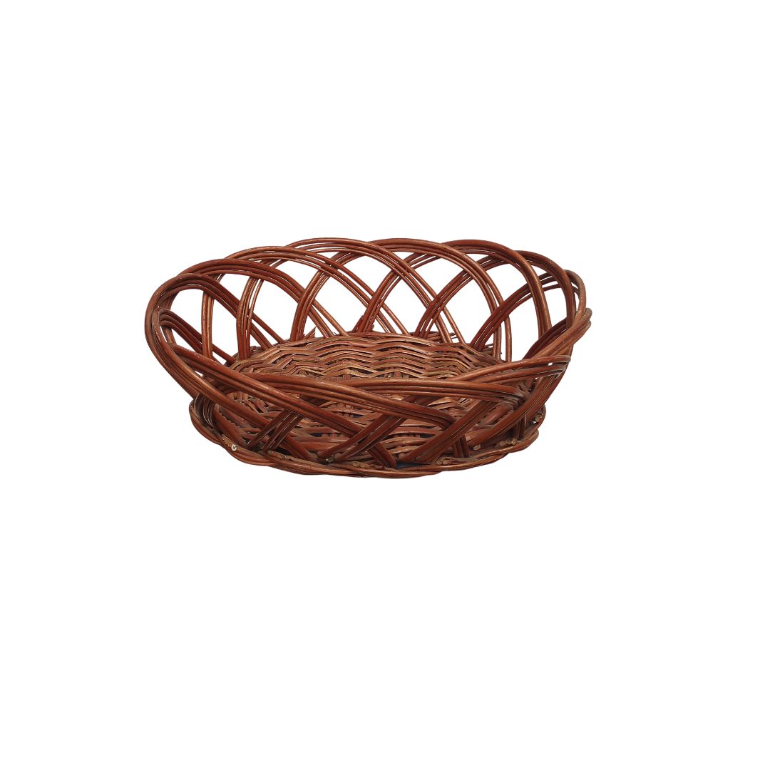 Cane Jally Oval Basket - 28 cm X 20 cm