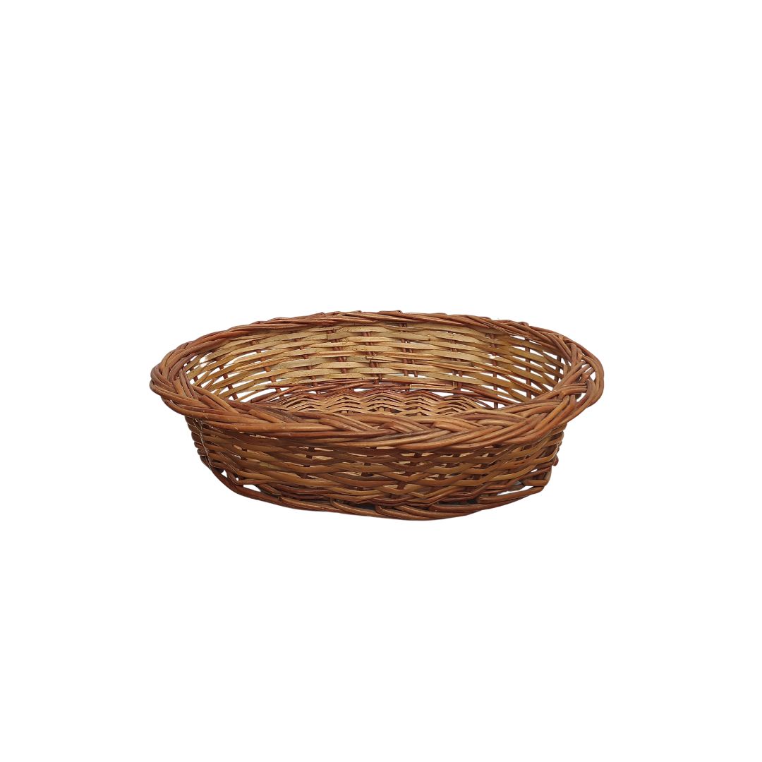 Cane Oval Basket - 28 cm X 22 cm