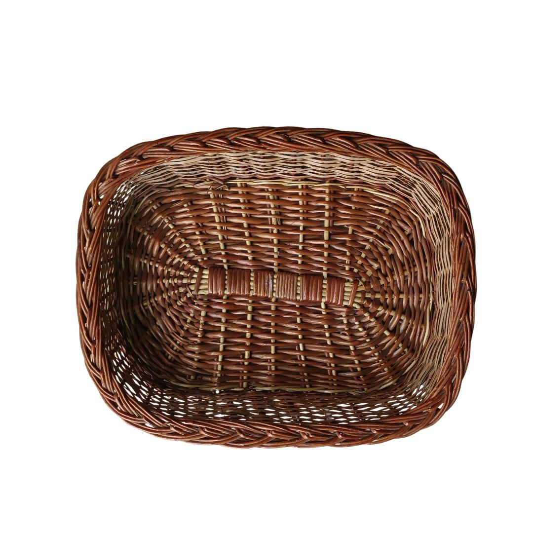 Cane Rectangle Basket - 42 cm X 34 cm