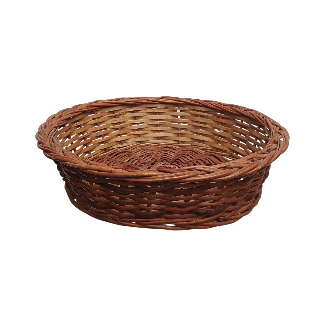 Cane Round Basket - 29 cm
