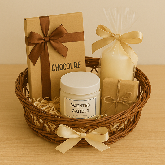 Cane Round Fence Basket - 29 cm