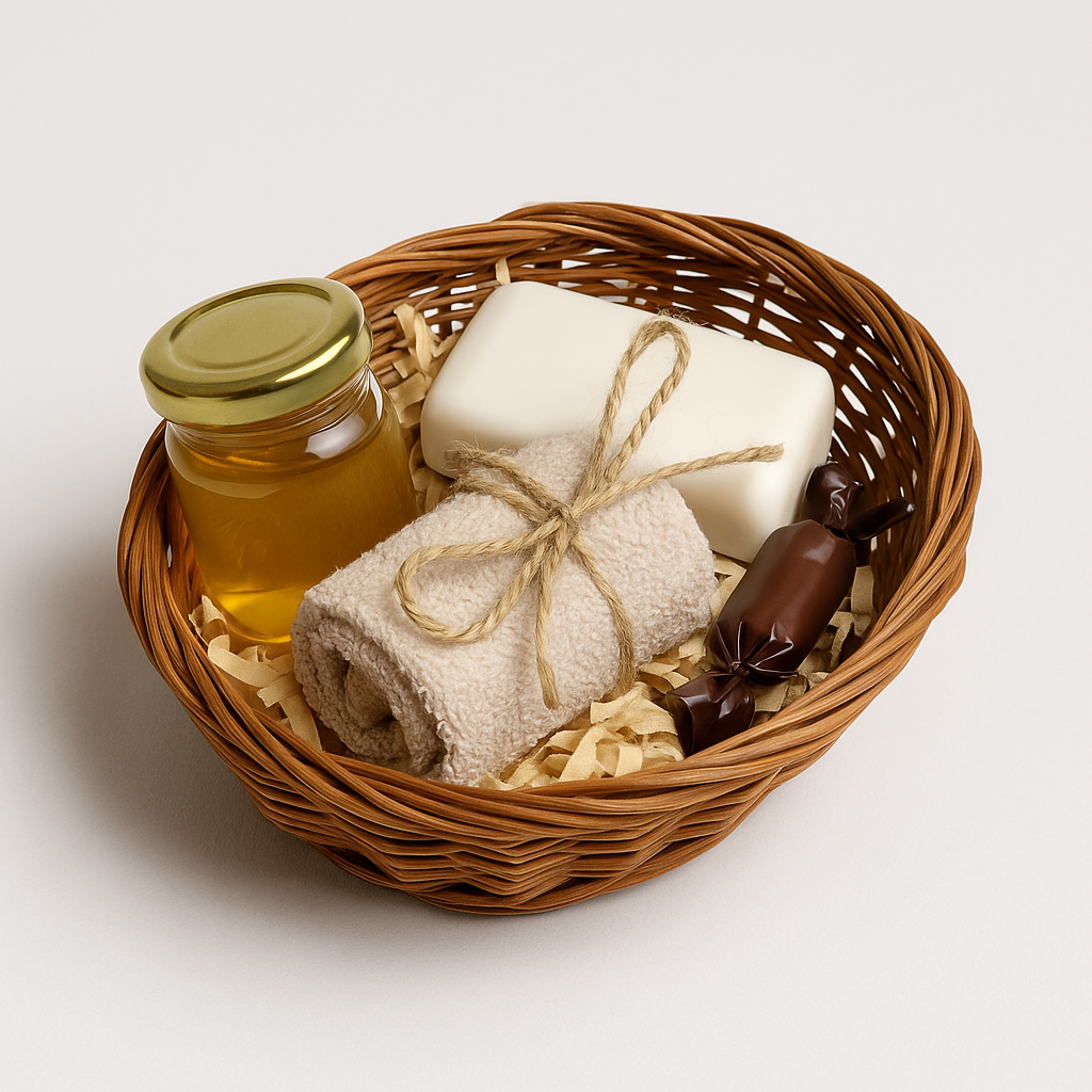 Cane Oval Basket - 28 cm X 22 cm