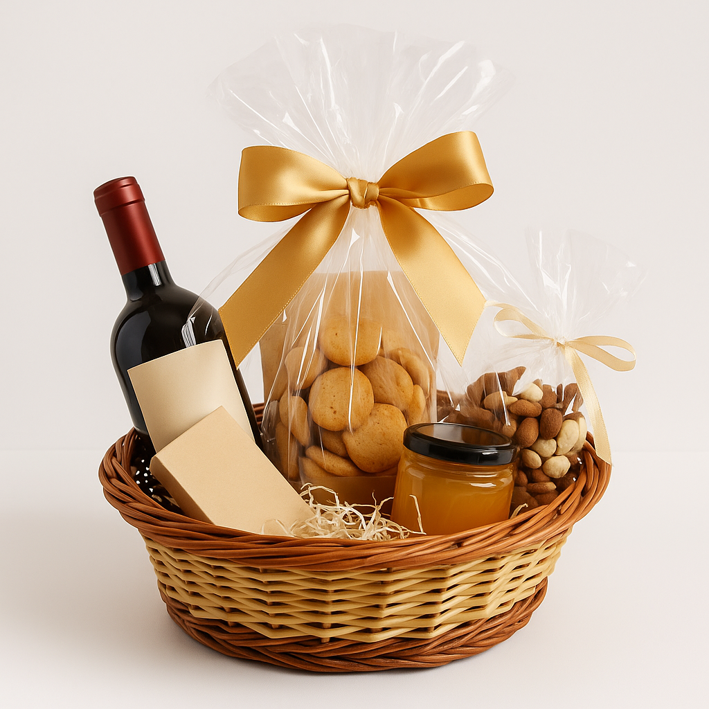 Cane Round Basket - 32 cm