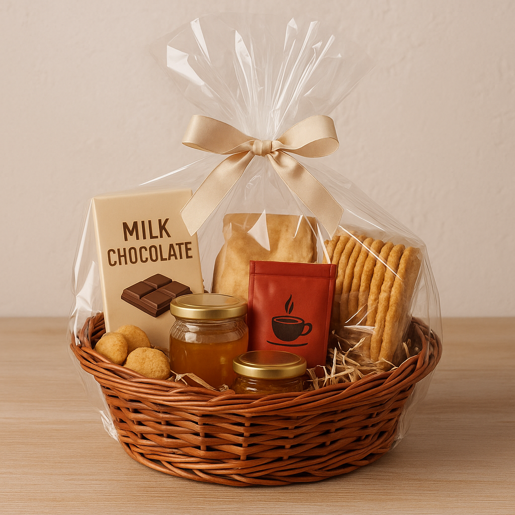 Cane Boat Basket - 28 cm