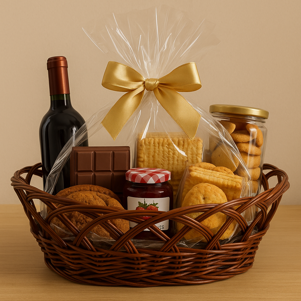 Cane Jally Oval Basket - 46 cm X 34 cm