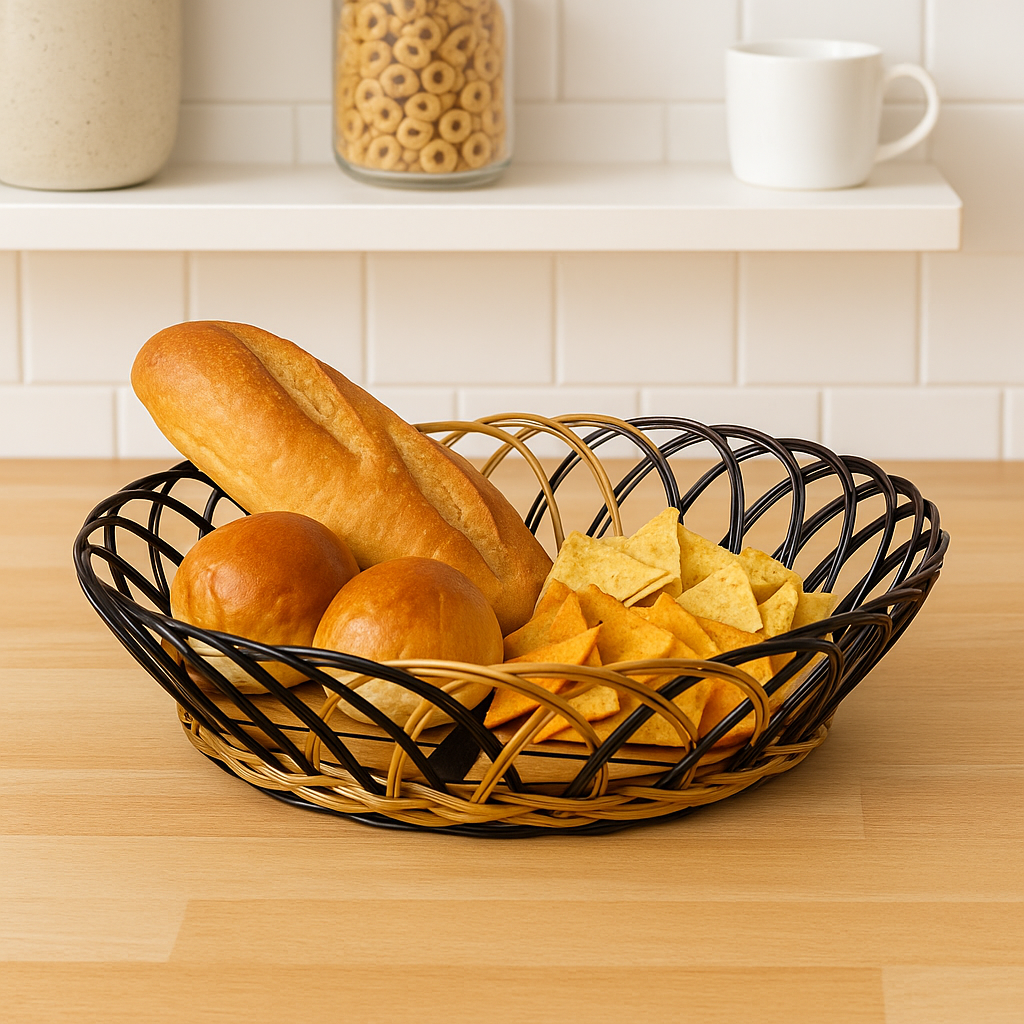 Bamboo Oval Basket - 34 cm X 28 cm