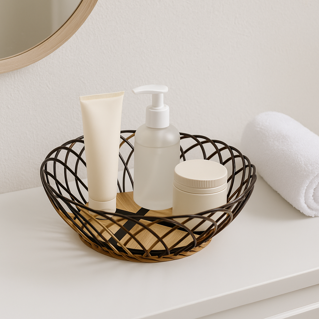 Bamboo Round Basket - 28 cm