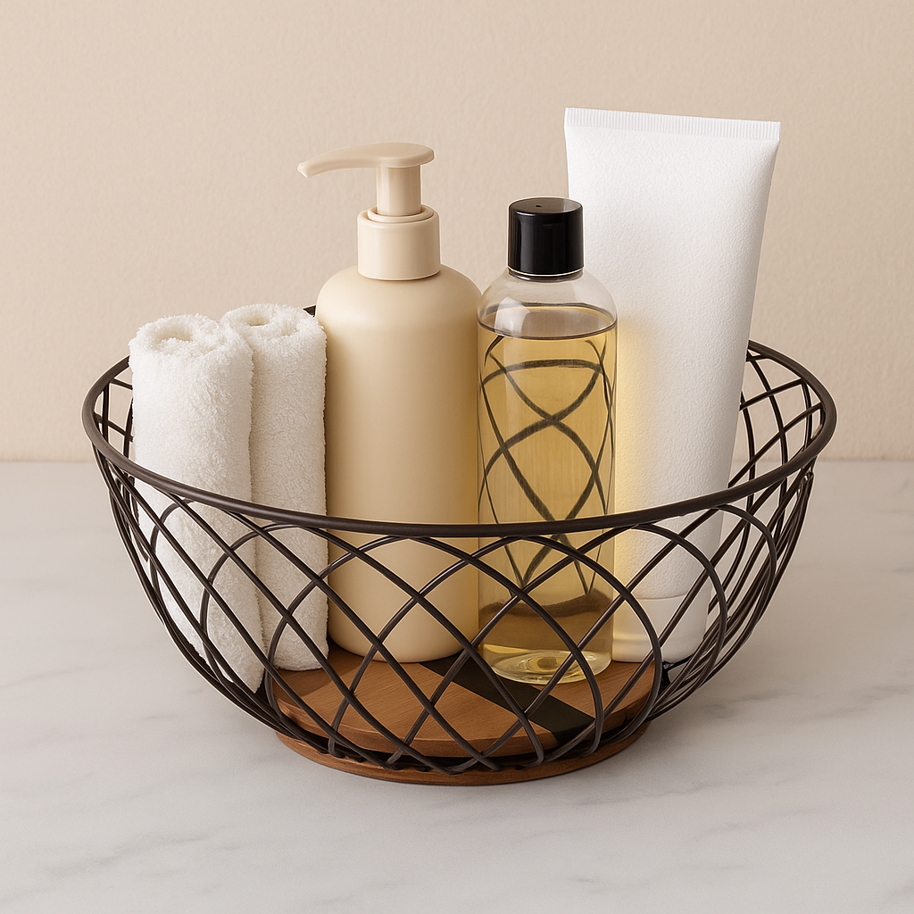 Bamboo Round Basket - 25 cm