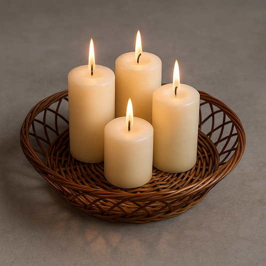 Bamboo Round Basket - 28 cm