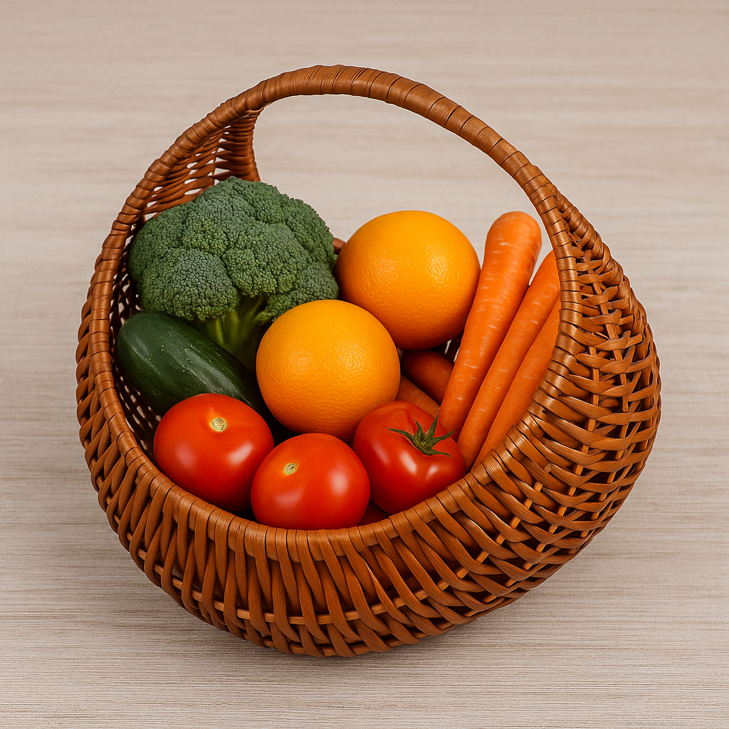 Cane Chand Basket - Medium