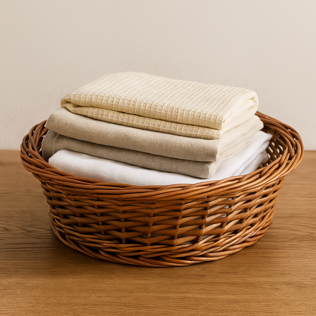 Cane Heart Basket - 38 cm