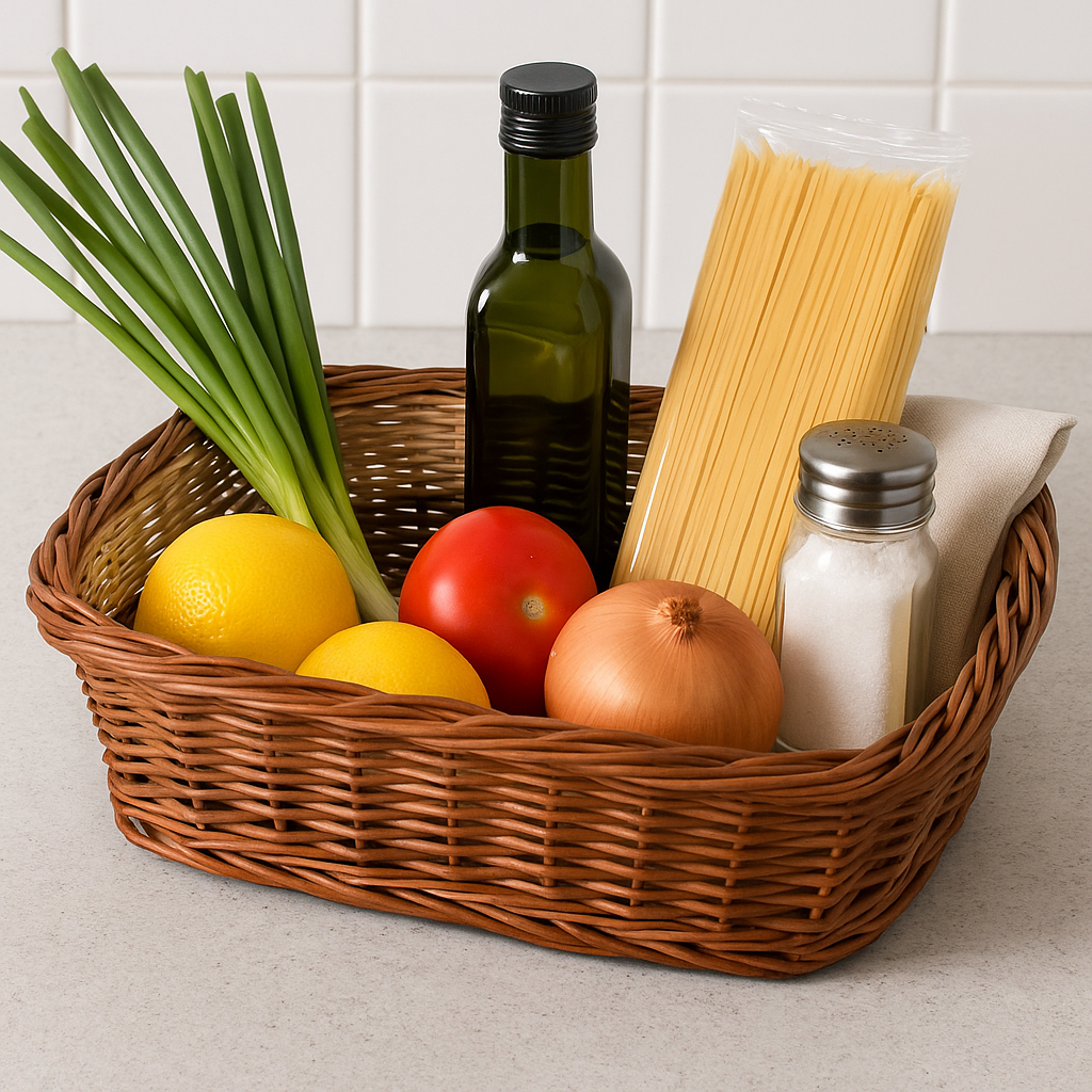 Cane Rectangle Basket - 42 cm X 34 cm