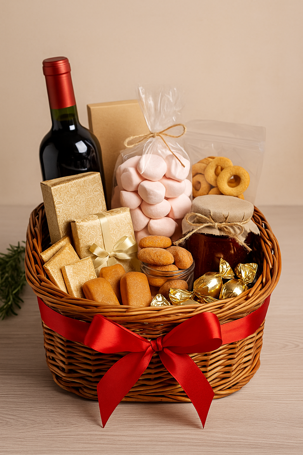 Cane Rectangle Basket - 42 cm X 34 cm